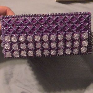 Small Purple Woven Box WOL